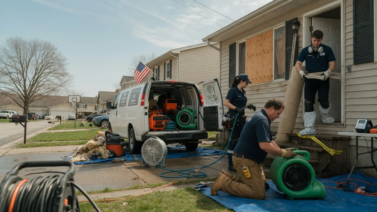Water Damage Restoration in Falmouth, IN near me